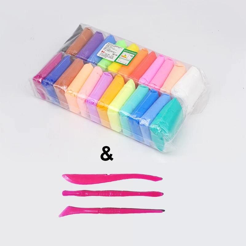 36 Color Super Light Air Dry Polymer Modelling Clay